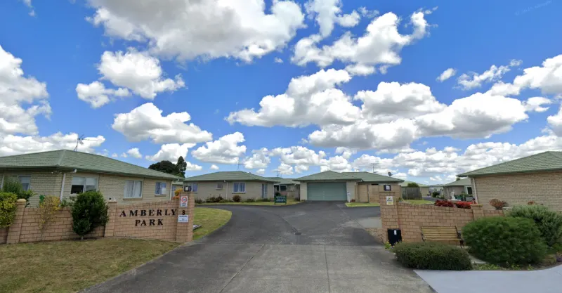 The entrance to Amberly Park at 8 Village Place, Tuakau